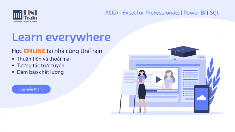 Learn Everywhere – Học Online cùng UniTrain