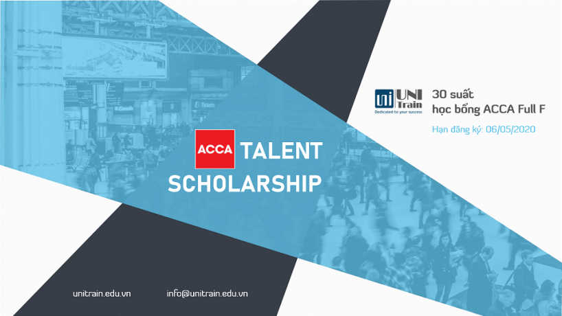 Học bổng UniTrain – ACCA Talent Scholarship 2020