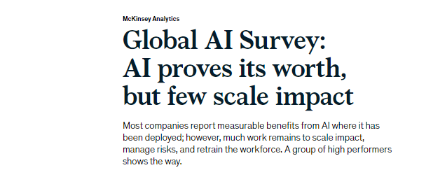 Download tài liệu Global AI: survey AI proves its worth, but few scale impact