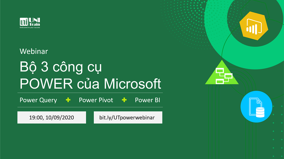 Power Query, Power Pivot và Power BI có liên quan đến bảng điều khiển trực tiếp trong Excel không?
