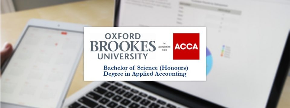 Lộ trình chinh phục chương trình liên kết ACCA – Bằng cử nhân Kế toán ứng dụng của Oxford Brookes University