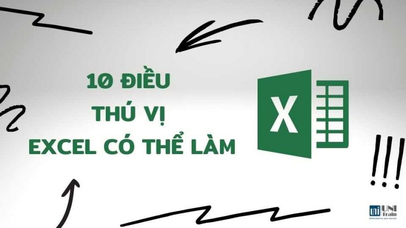 10 điều thú vị Excel có thể làm