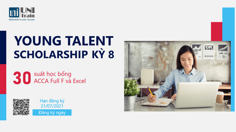 Học bổng UniTrain Young Talent Scholarship – Chắp cánh tài năng trẻ kỳ 8