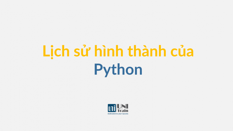 Lịch sử hình thành của Python