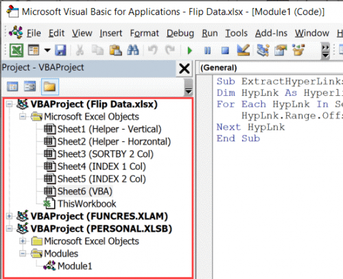 Các Cách Lật Dữ Liệu Trong Excel 22