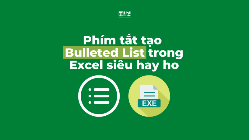 5 cách tạo Bulleted List trong Excel siêu hay ho