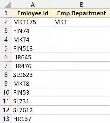 Cách tách biệt số và vản bản trong Excel 