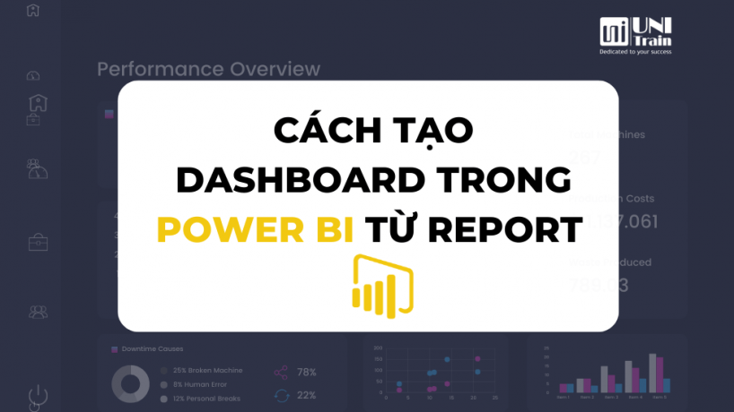 Cách tạo Dashboard trong Power BI từ Report