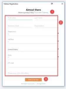 Hướng dẫn cài đặt Tableau miễn phí