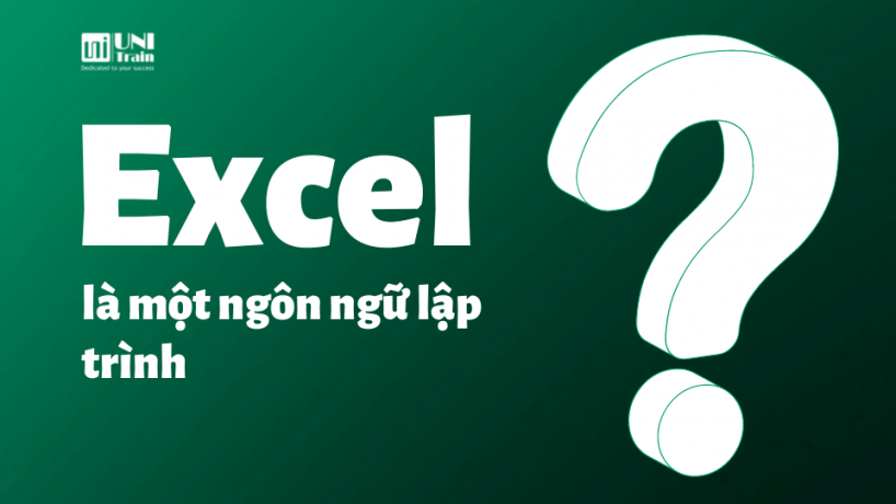 Excel là một ngôn ngữ lập trình?