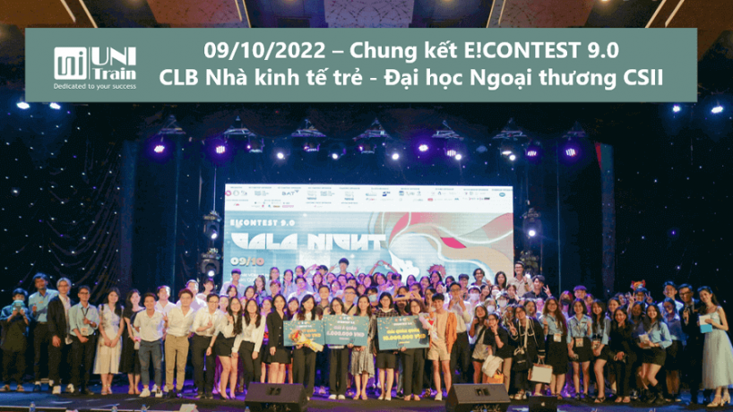 Chung kết cuộc thi E!CONTEST 9.0 – CLB Nhà kinh tế trẻ Trường Đại học Ngoại thương 
