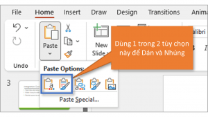 Cách chèn sổ làm việc Excel vào PowerPoint