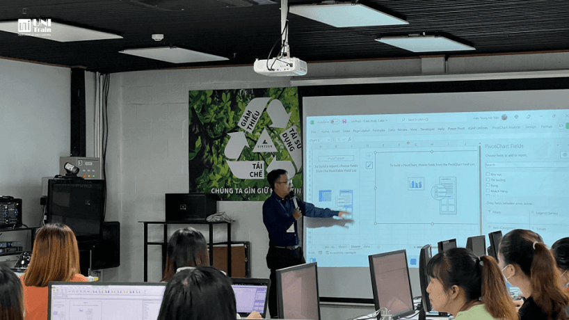 Chương trình Đào tạo của UniTrain – Data Analysis in Excel tại Din Sen Việt Nam