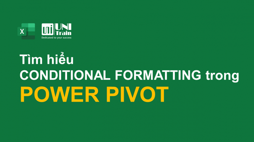 Tìm hiểu Conditional Formatting trong Pivot Table