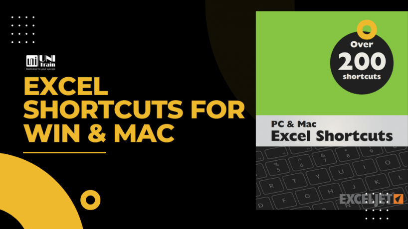 [Tải miễn phí] Excel Shortcuts For Win & Mac