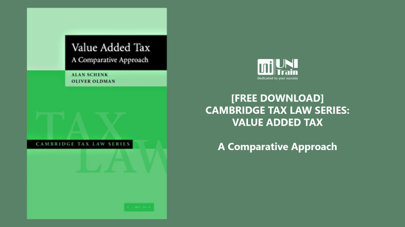 [Free download] Cambridge Tax Law Series: Value Added Tax