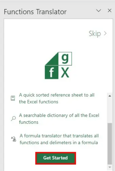 Functions Translator