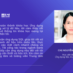 Cảm nhận học viên khóa Ứng dụng SQL trong xử lý dữ liệu: Chị Nguyễn Thị Thảo