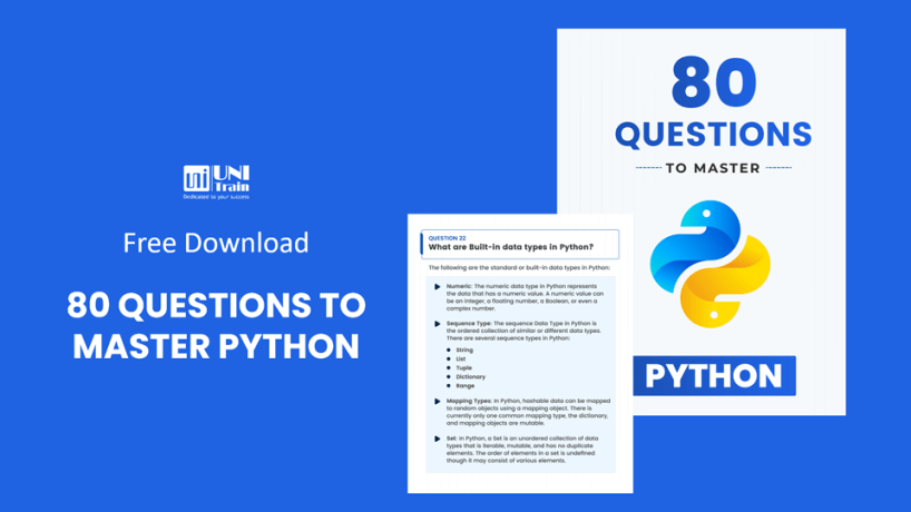 [Free download] 80 questions to master Python