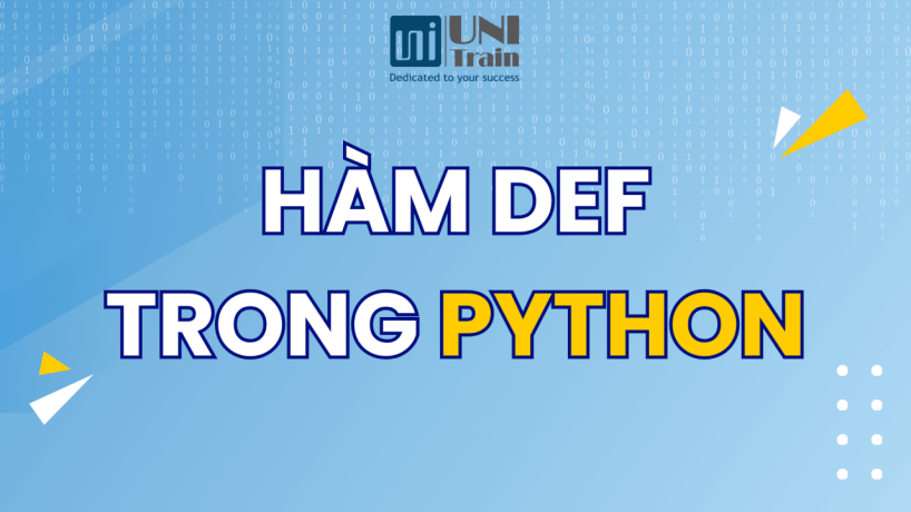 Hàm def trong Python