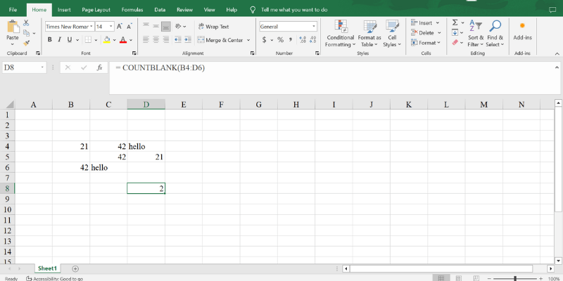 Tổng hợp 4 loại hàm Count trong Excel