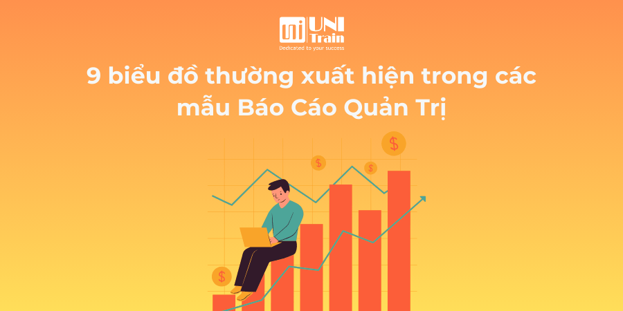 Các loại biểu đồ thường xuất hiện trong các mẫu Báo Cáo Quản Trị