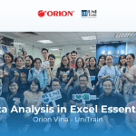 [Corporate Training] UniTrain phối hợp cùng Công ty TNHH Thực phẩm Orion Vina tổ chức Khóa đào tạo Data Analysis in Excel.