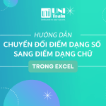 Hướng dẫn chuyển đổi điểm dạng số sang điểm dạng chữ trong Excel