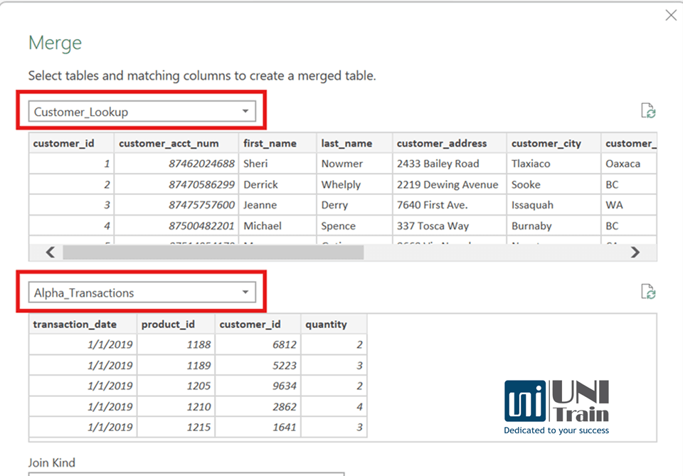 Merge Power Query