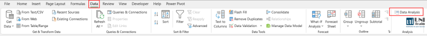 Data Analysis ToolPak