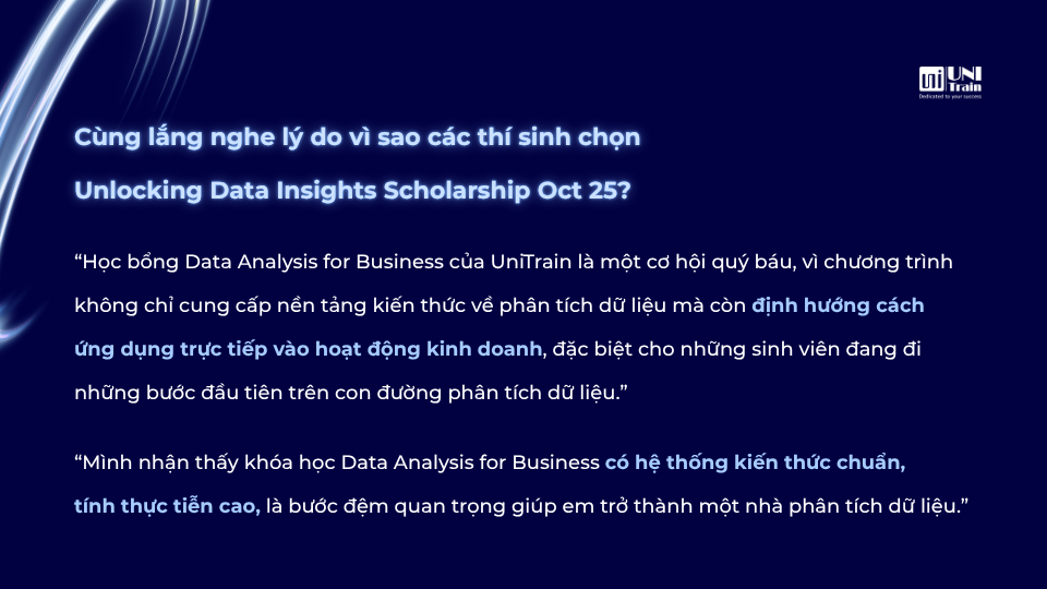Data Insights Scholarship